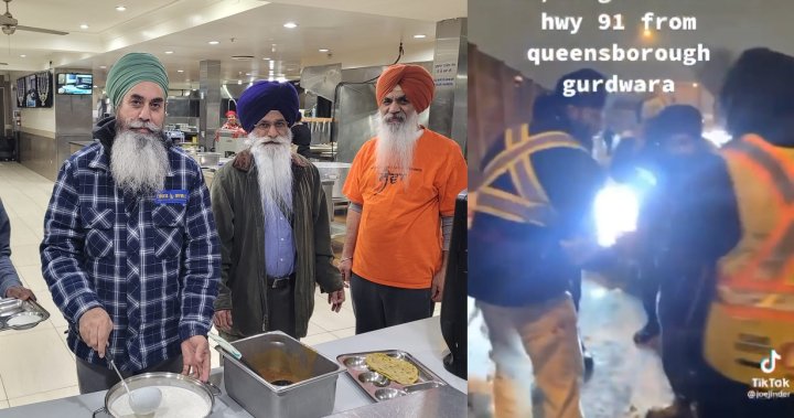 B.C. Sikh temple steps up with food, tea, shelter as drivers trapped overnight in snowstorm
