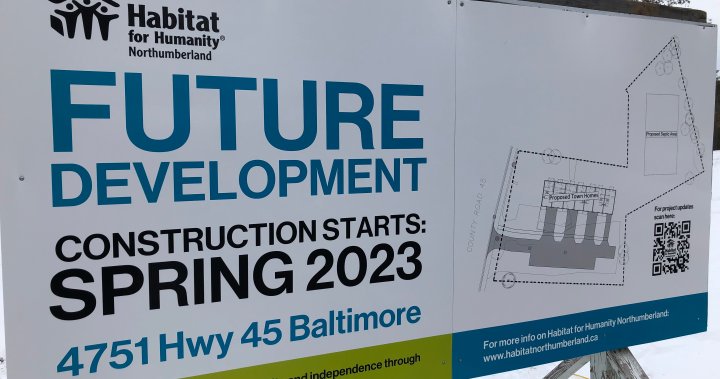 Habitat for Humanity unveils affordable housing project in Baltimore, Ont.