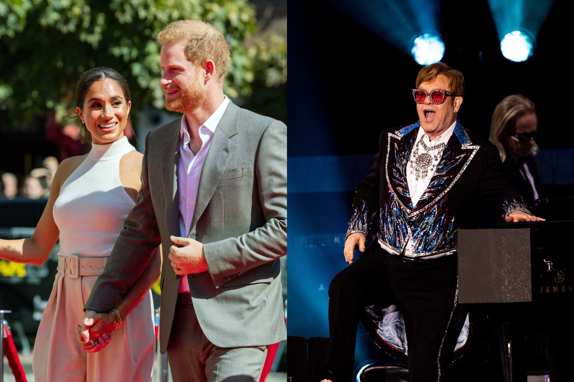 Prince Harry And Meghan Markle Send Message To Elton John