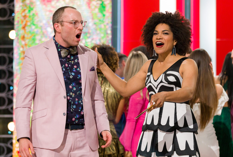Kevin Jacobs celebrates with 'Big Brother Canada' host Arisa Cox after his Season 11 win.