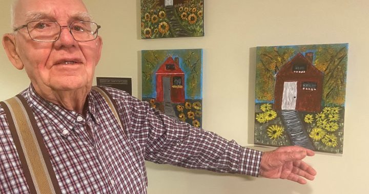 Calgary seniors display art with skills acquired during the pandemic