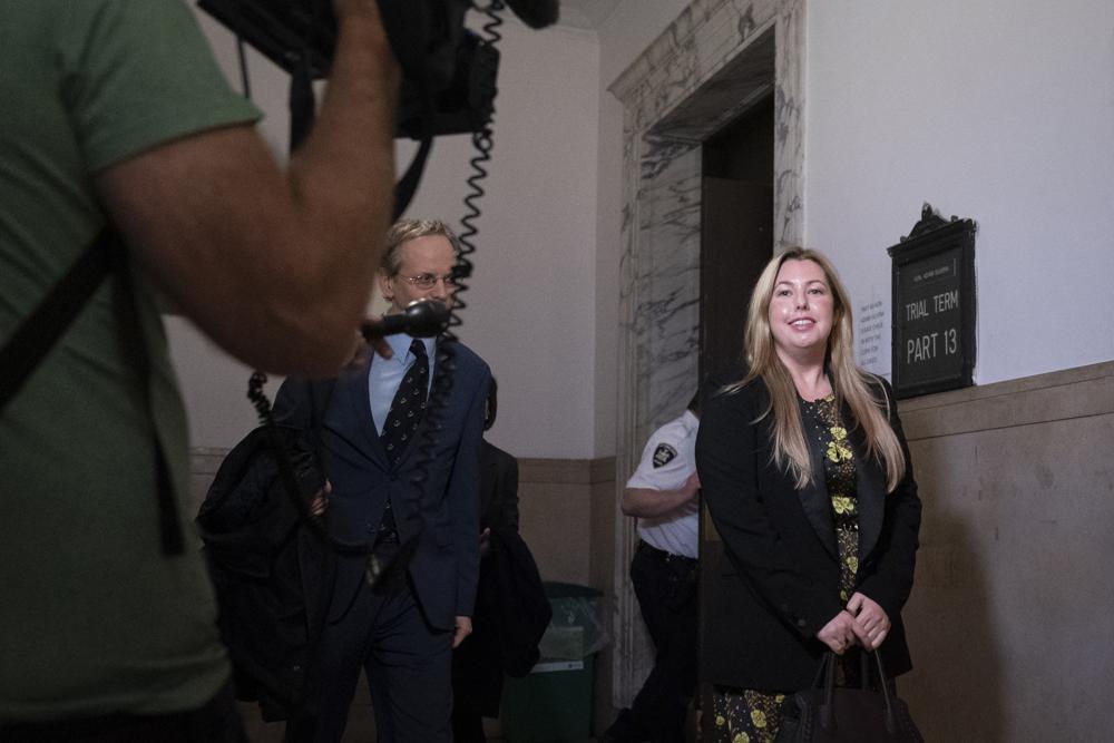 Haleigh Breest leaves the courtroom.