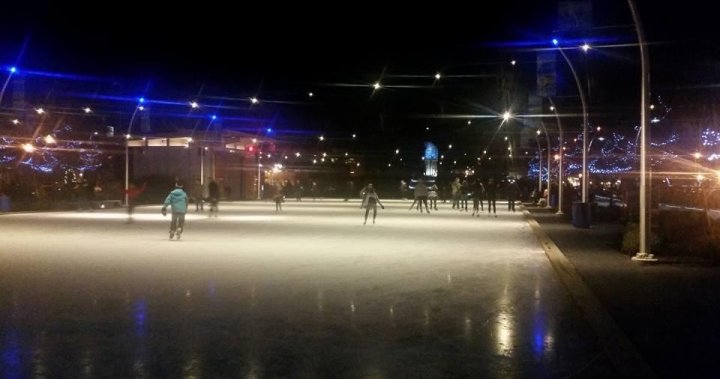 凯洛纳公共溜冰场即将开放，随着天气变凉。
