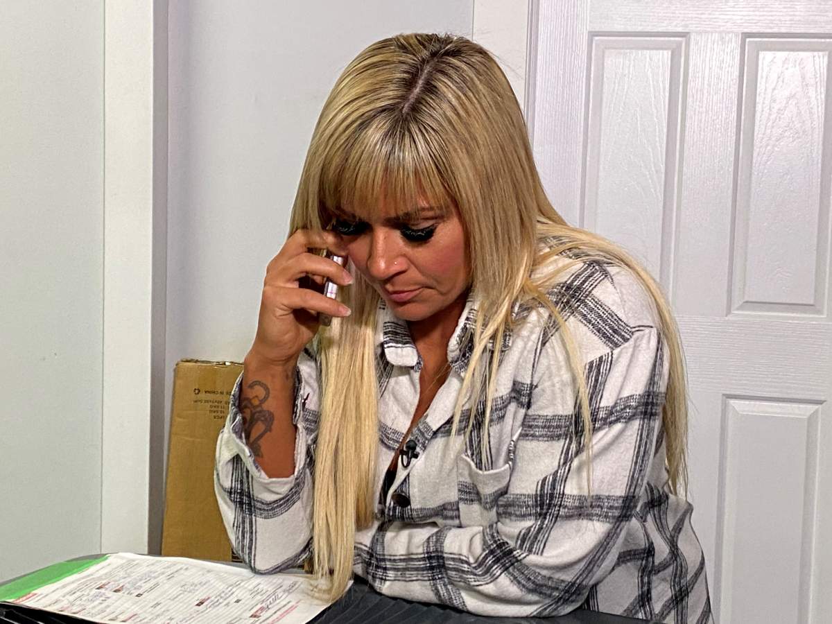 Trista Doherty trying to get through to Telus