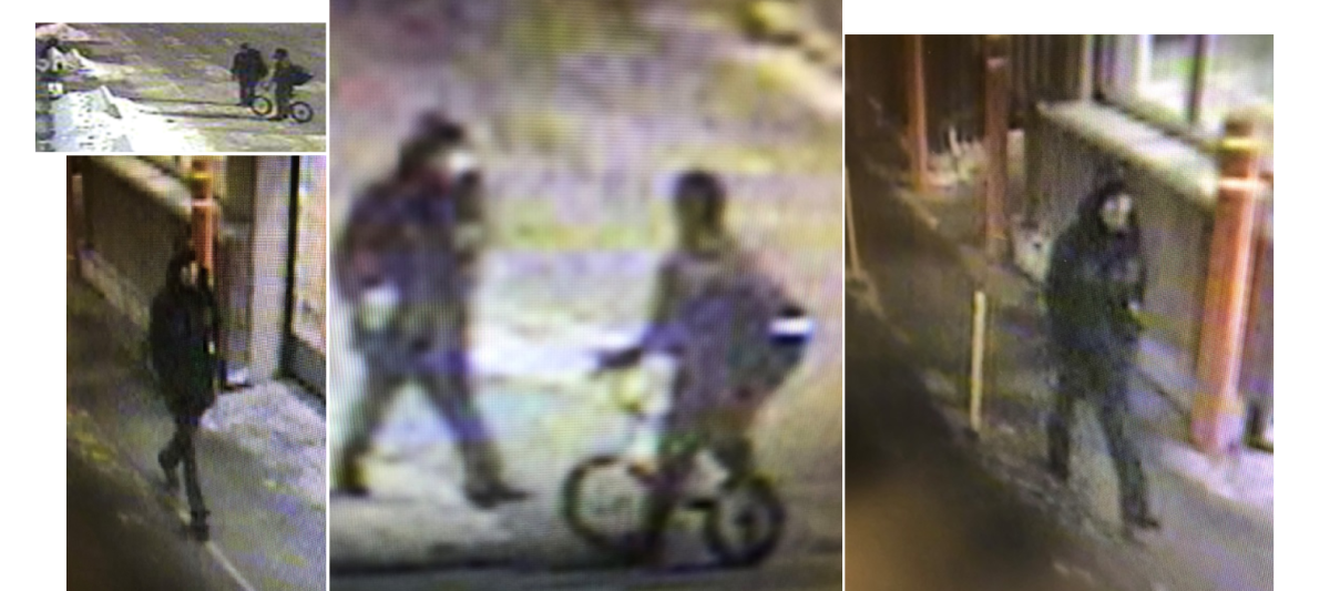 Edmonton police need help identifying these two men, suspects in what's believed to be a hate-motivated assault on a woman on Dec. 10, 2022, between 4:30 p.m. and 5 p.m. in the area of 114 Avenue and 135 Street.