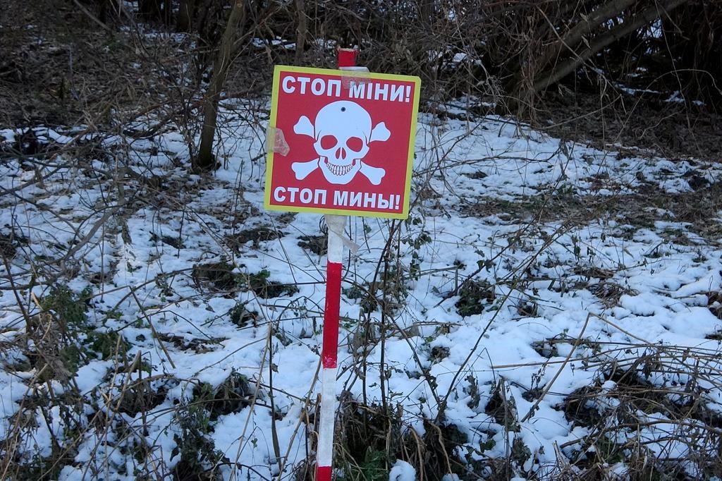 Canada funded group clearing landmines in Ukraine after Russian retreat