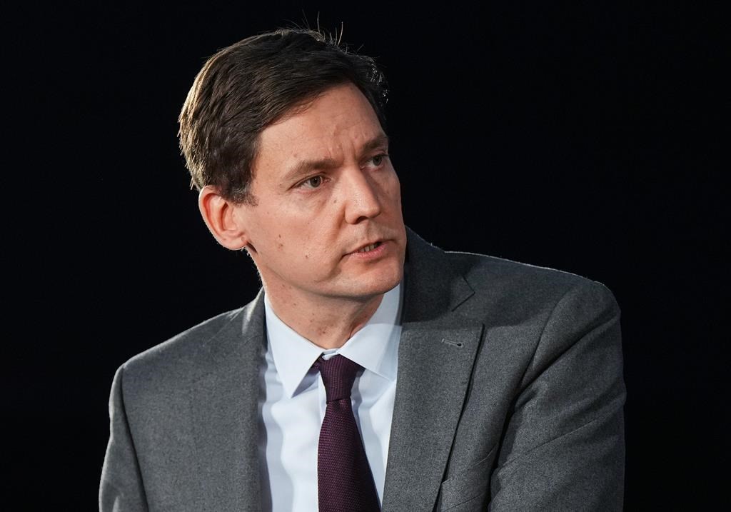 B.C. Premier David Eby speaks after being sworn in as the province's 37th premier during a ceremony at the Musqueam Nation, in Vancouver, B.C., Friday, Nov. 18, 2022.