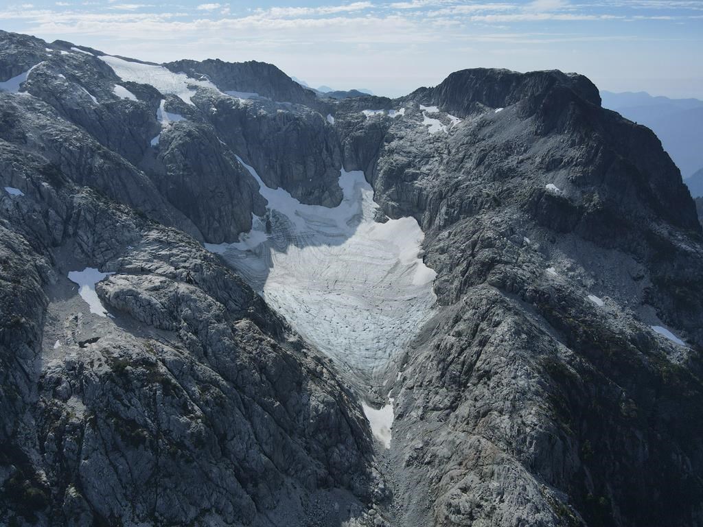 The Coquitlam Glacier is shown in this 2022 handout photo.