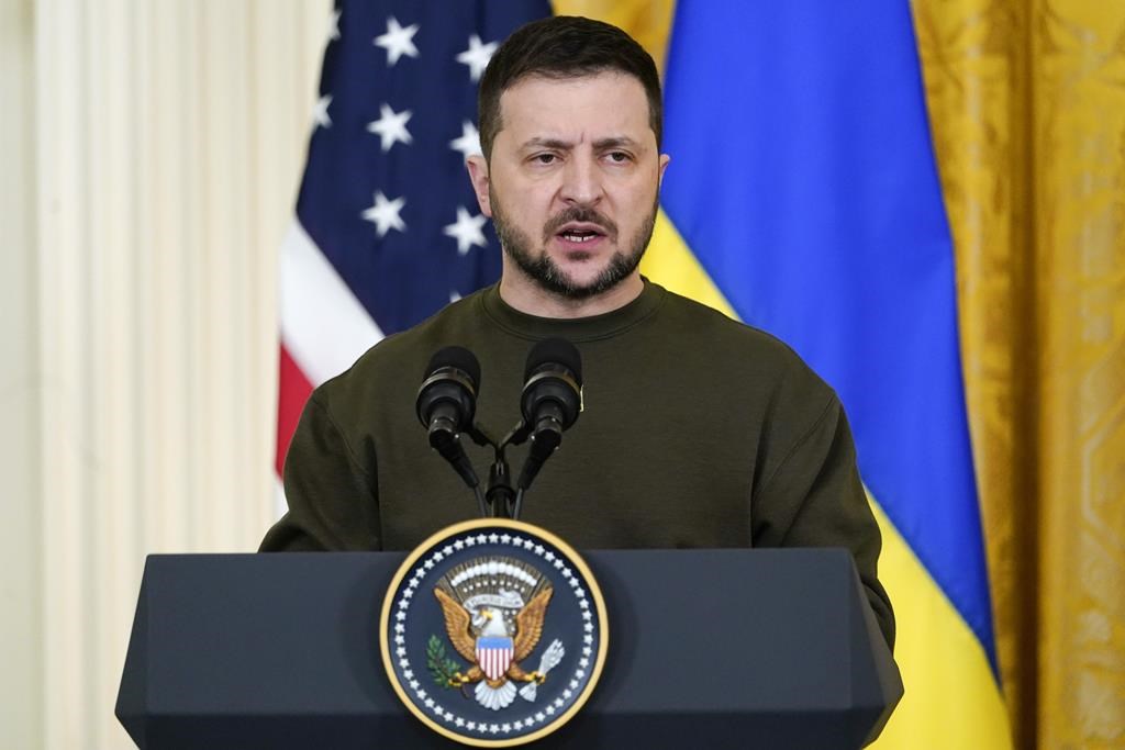 Zelenskyy thanks Trudeau for donating air defence system to Ukraine – National | 24CA News
