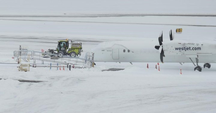 WestJet annuleert vluchten door heel Canada tijdens storm: ‘In tegenstelling tot alles wat we hebben meegemaakt’