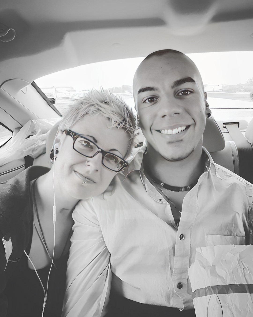 Tyree Cayer with his late aunt, Chantelle Meyer.
