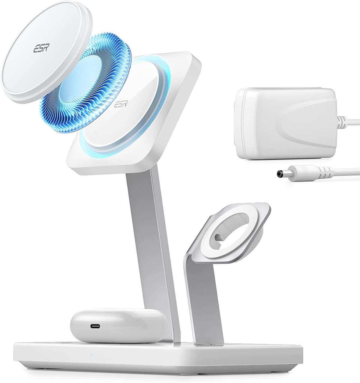 ESR HaloLock 3-in-1 wireless charging stand