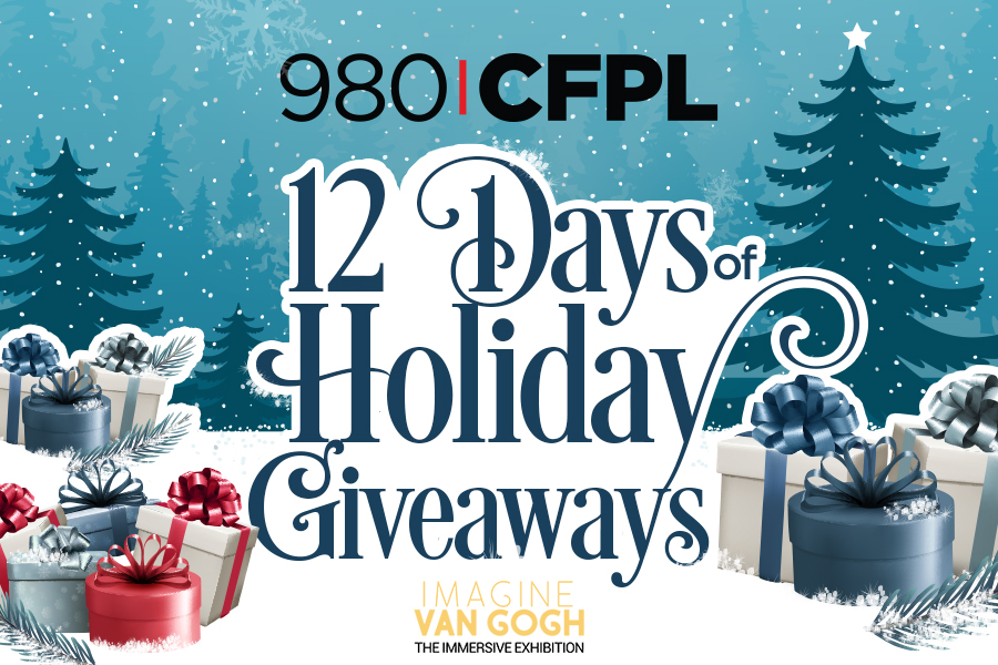 980 CFPL presents 12 Days of Holiday Giveaways - image