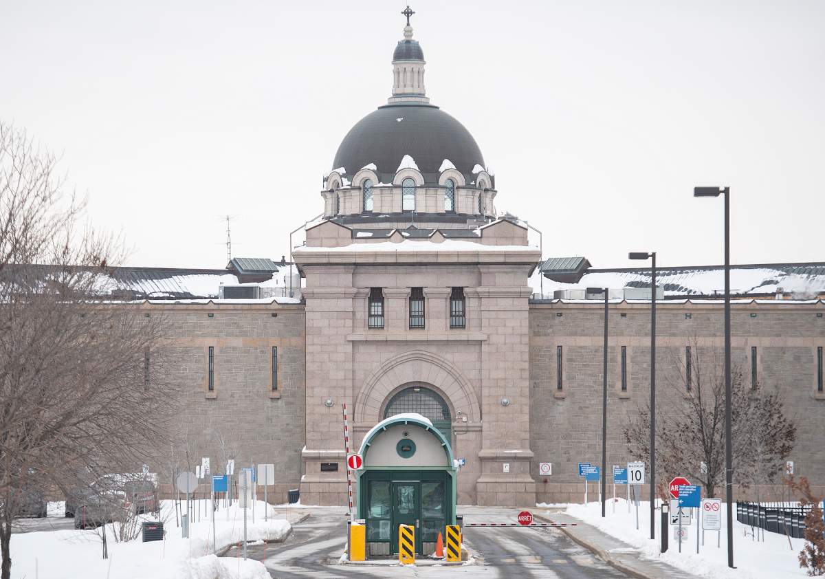 Bordeaux Prison is shown in Montreal, Sunday, February 7, 2021. 
