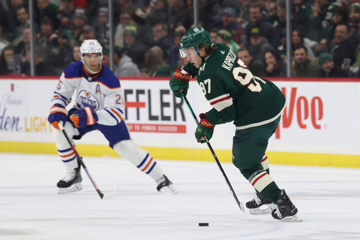 Oilers lose in Minnesota