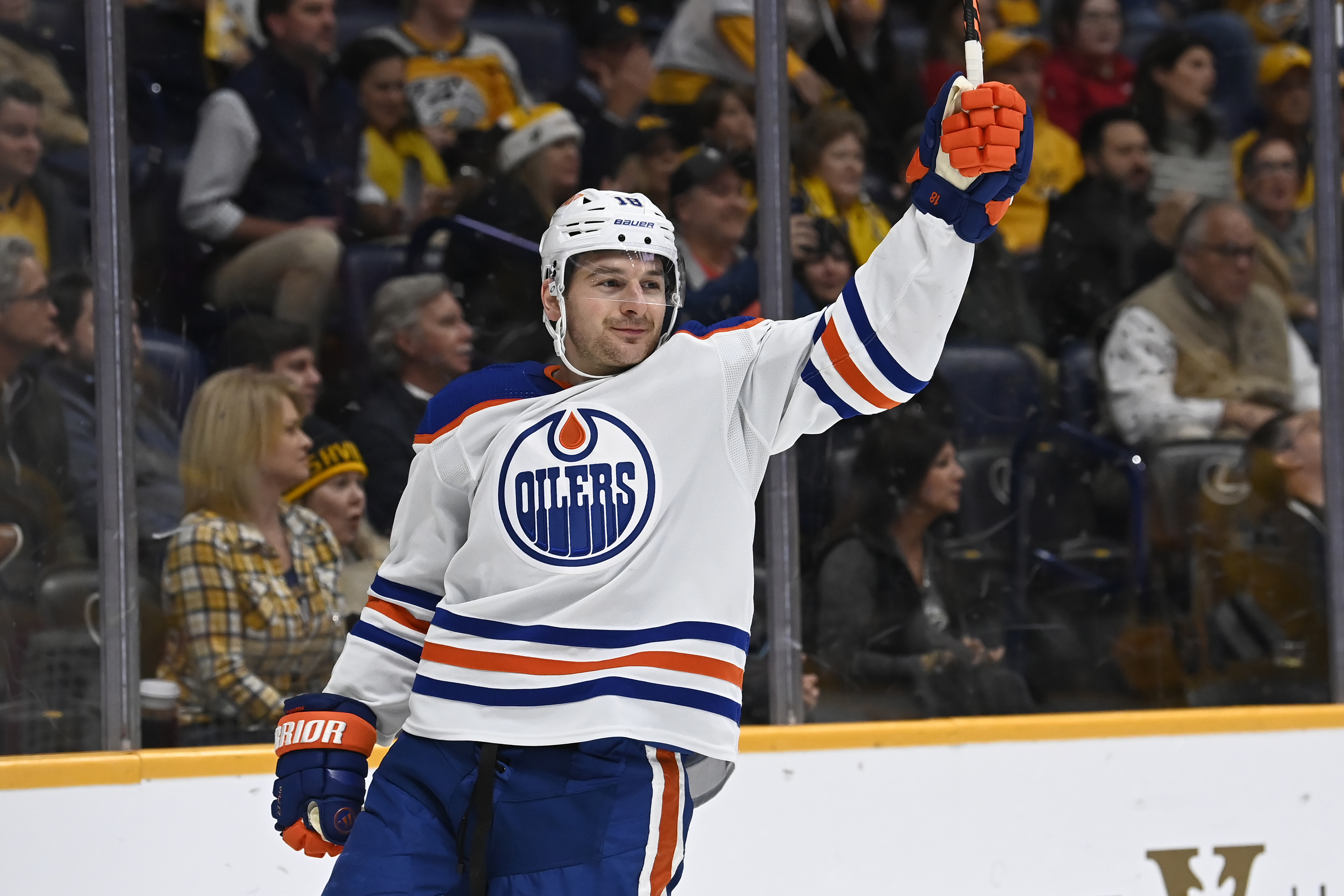 Zach Hyman’s Hat Trick Leads Edmonton Oilers To 6-3 Win Over Nashville ...