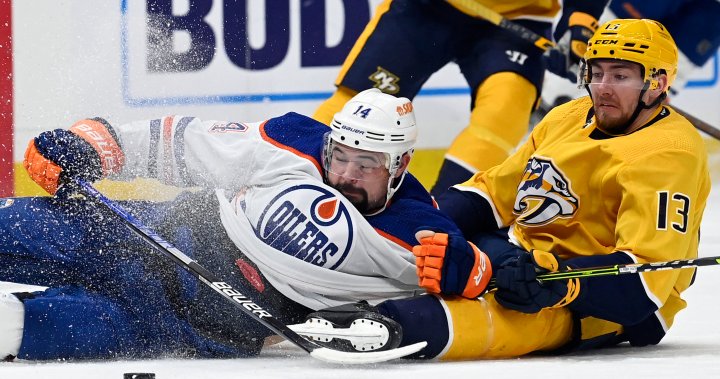 Nashville Predators take down Edmonton Oilers in OT on Monday – Edmonton | Globalnews.ca