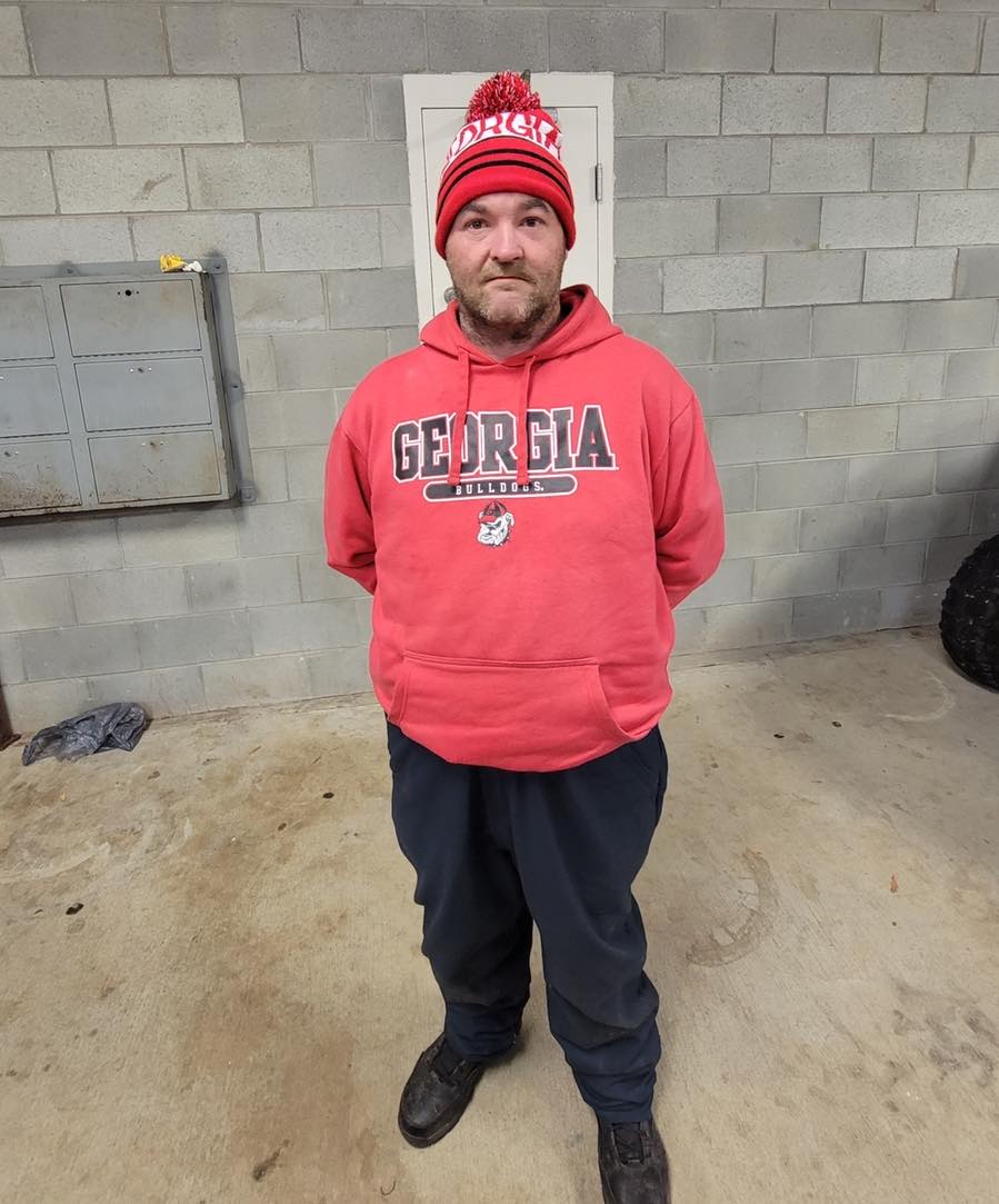 Christopher Spaulding, a man from Georgia who was arrested after drawing attention to himself on the local police department's Facebook page.