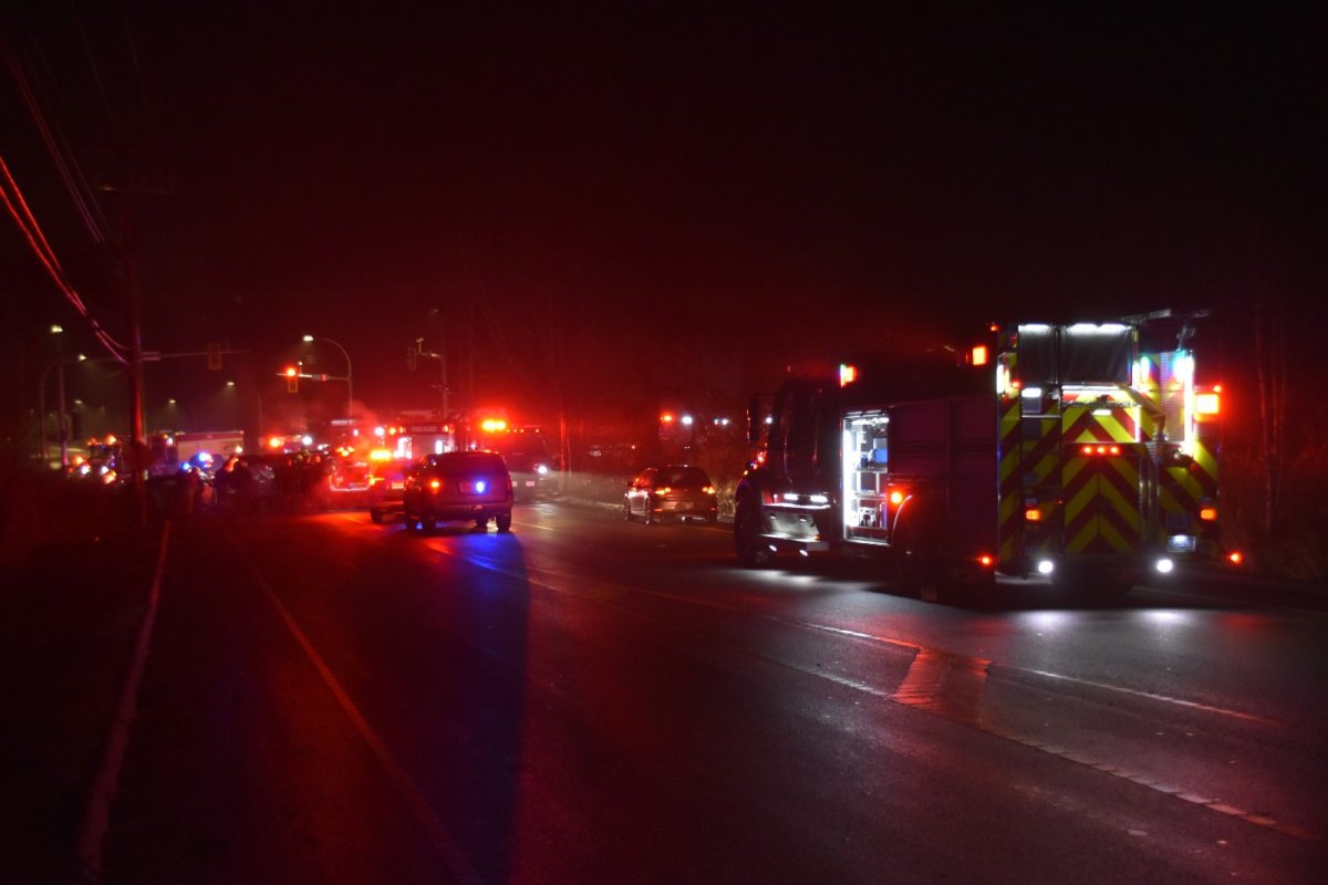 Two people have died after a crash in Langley Saturday night.