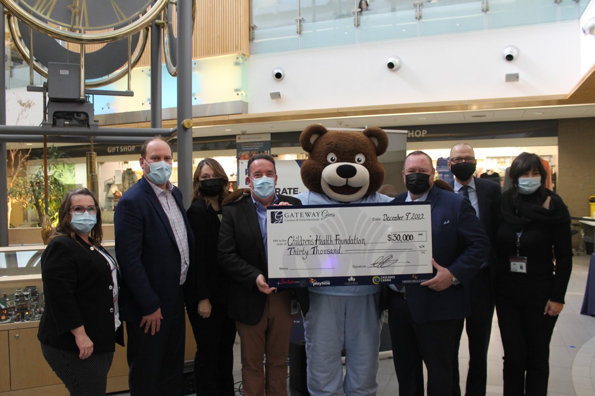 On Tuesday, officials said that through their corporate giving's program, GatewayGIVES, $30,000 will be donated to the expansion of creative art-based therapies at  the Children’s Hospital in the London Health Sciences Centre (LHSC).