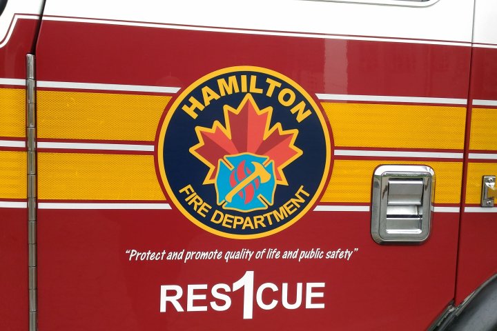 2 sent to hospital after overnight blaze at home in central Hamilton