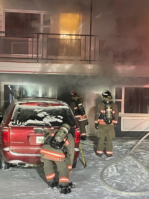 Saskatoon motel suite set ablaze by improper disposal of smoking materials in the 1800 block of Idylwyld Drive Thursday morning.