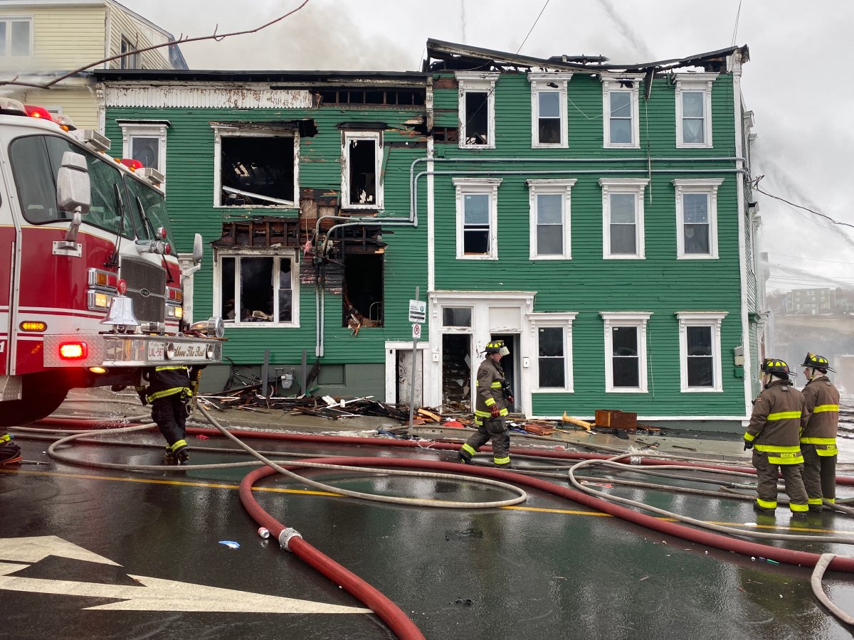 Firefighters arrived to a fire on Waterloo Street which has forced the evacuation of several buildings in the area. 