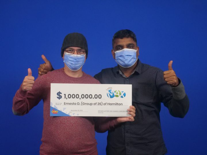 The group won $1 million in the May 31 Lotto Max draw.