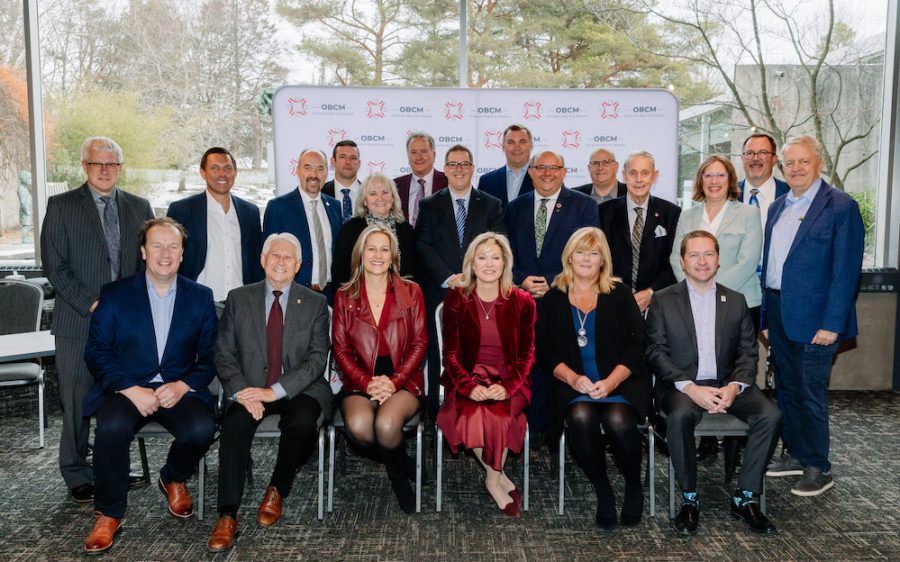 Photo of the Ontario's Big City Mayors caucus at their first meeting of the 2022-2026 term on December 2nd.