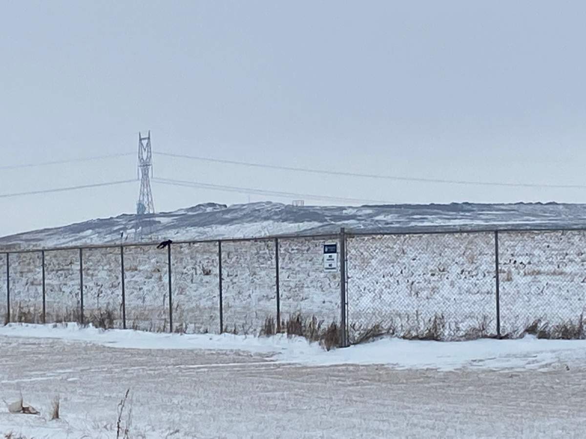 Prairie Green Landfill as seen in winter 2022.