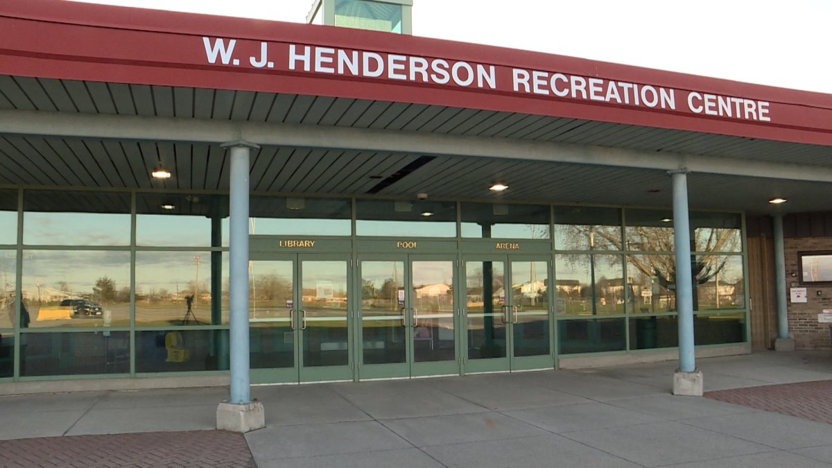 The W.J. Henderson Recreation Centre will receive $16.5 million for renovations.
