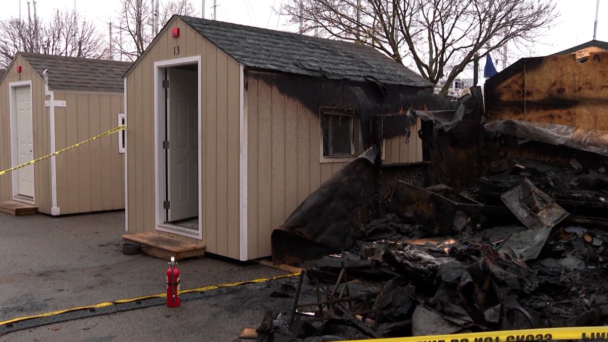 Many items lost to a fire at a sleep cabin settlement in Kingston have been replaced through community donations.