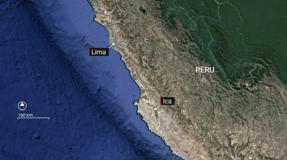 Evans is currently in Ica but needs to make his way to Lima to fly to B.C.