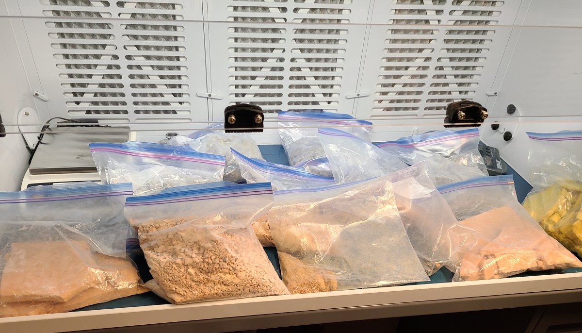 Suspected fentanyl seized by RCMP.
