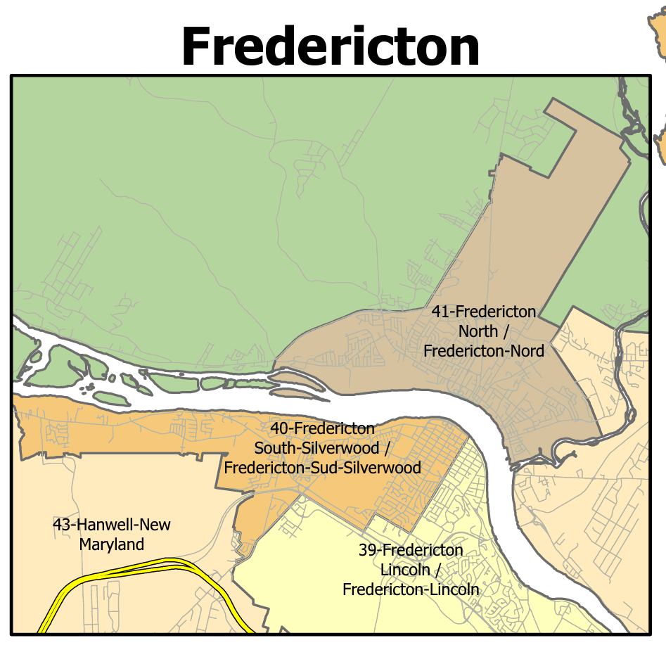 Proposed Electoral Boundaries Fredericton 