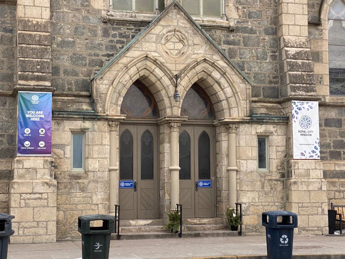 Royal City Mission on Quebec St. in Guelph.