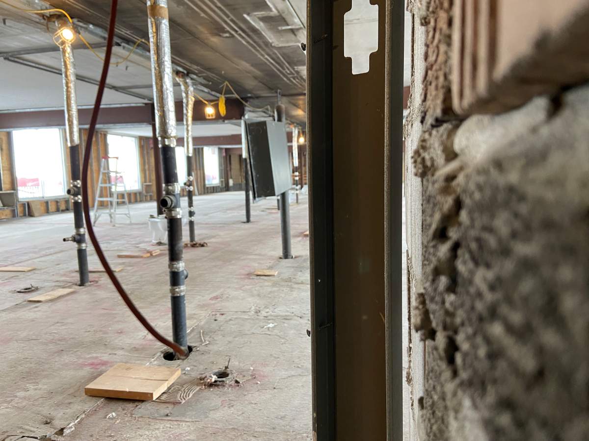 The gutted building will be transformed.