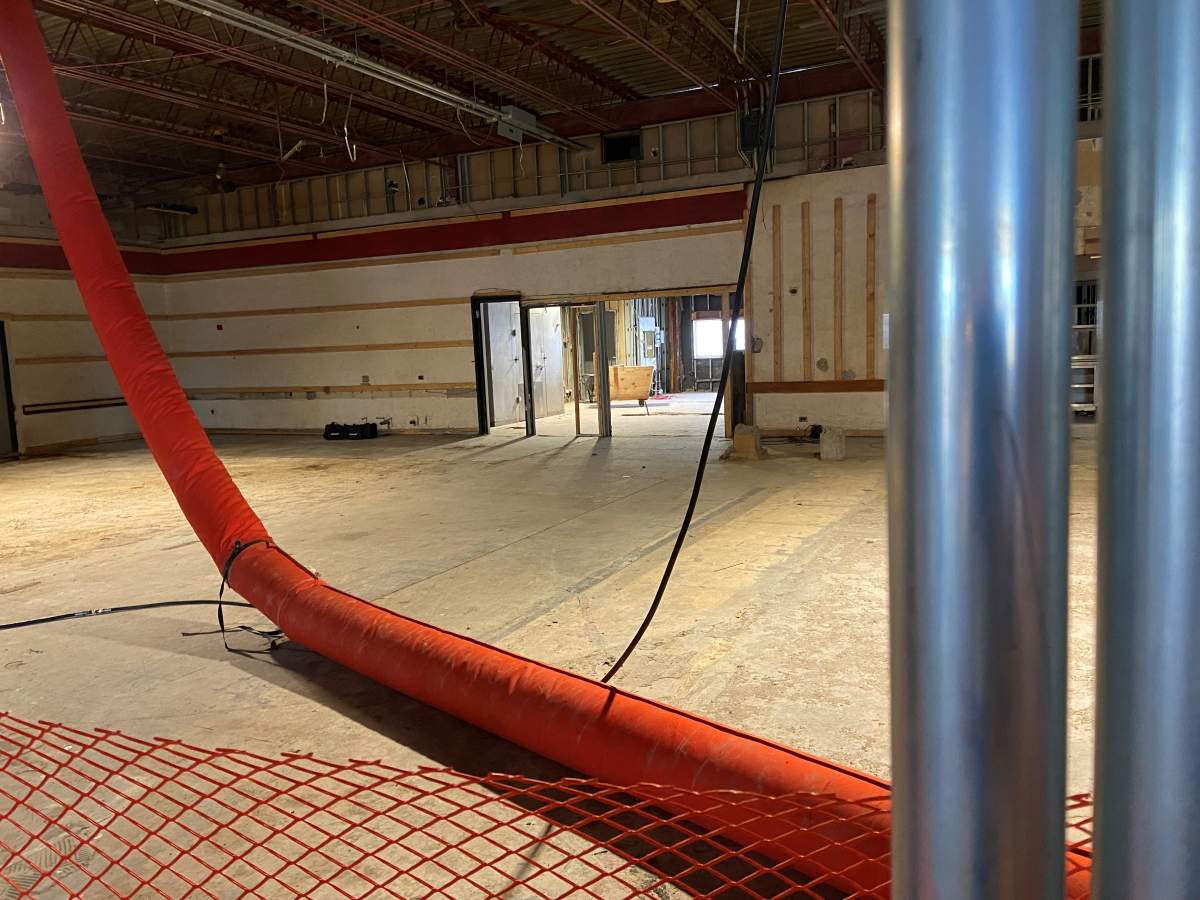 Main floor will house retail space for rent.