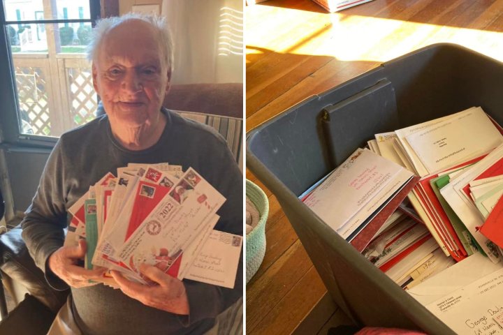 95-year-old man receives 15,000 cards after death of wife, who loved the holidays