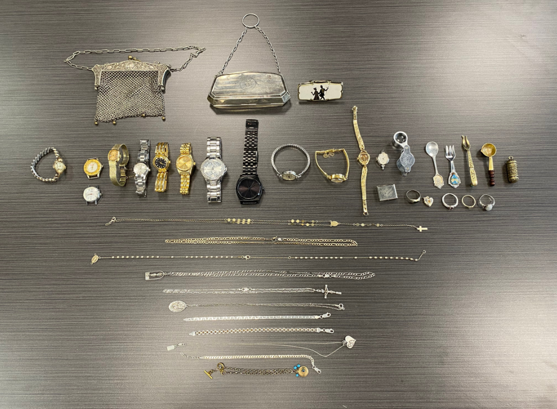 The Victoria Police Department recovered what appear to be several family heirlooms after executing a recent search warrant.