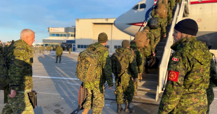 Canadian Armed Forces soldiers from Edmonton deployed to Latvia in defence mission – Edmonton