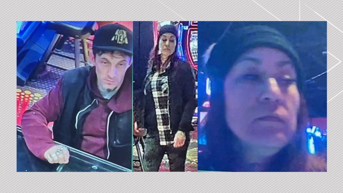 Two suspects Airdrie RCMP are looking to identify. Police believe they drove away from officers in a stolen vehicle on Dec. 3, 2022.