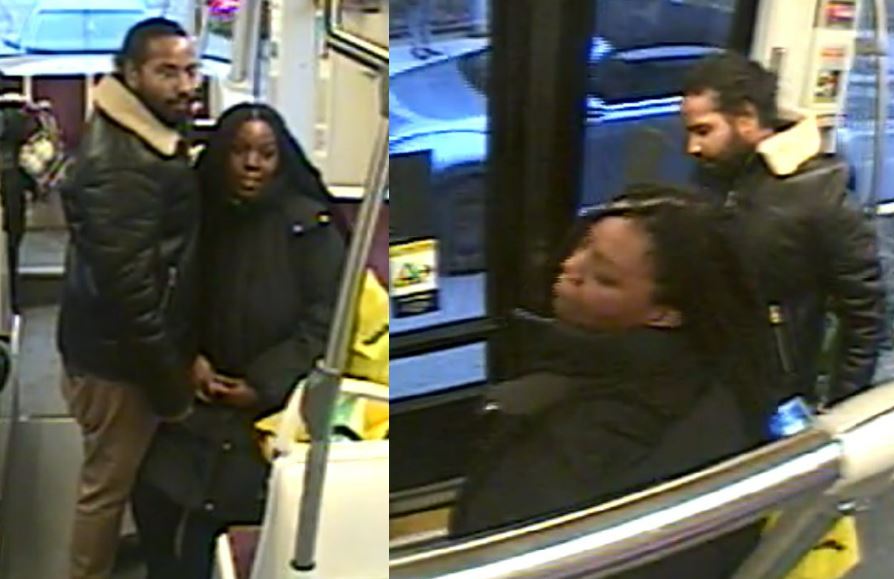 Suspects wanted after assault on TTC streetcar.