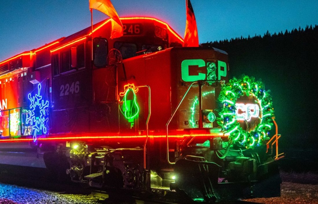 ​The Canadian Pacific Holiday Train is back on track and will roll through several B.C. Interior locations next week.
