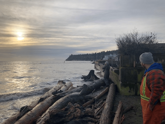 Delta B.C., warns residents of potential King Tide flooding, another round of winter storms expected for B.C.