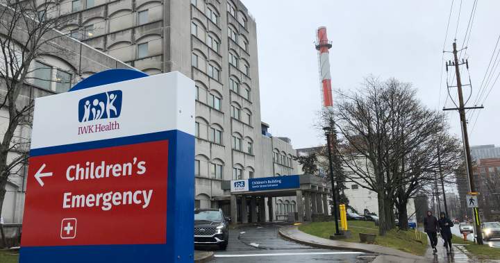 A child who contracted measles has been admitted to a