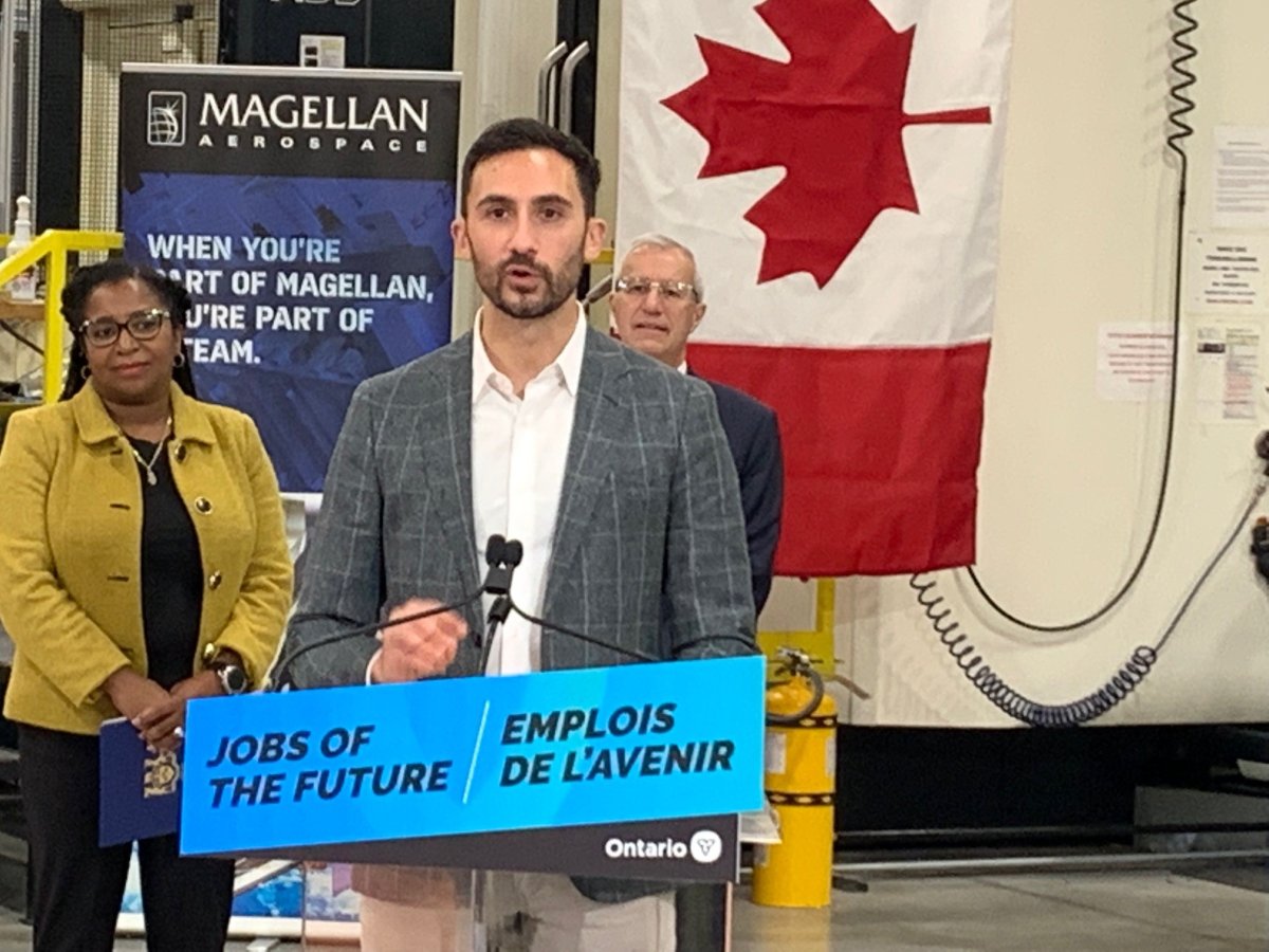 Ontario's Education Minister Stephen Lecce makes an announcement on Dec. 12, 2022.