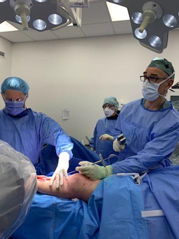 Some of the medical team working in Ukraine to help treat and heal the wounded soldiers and civilians.