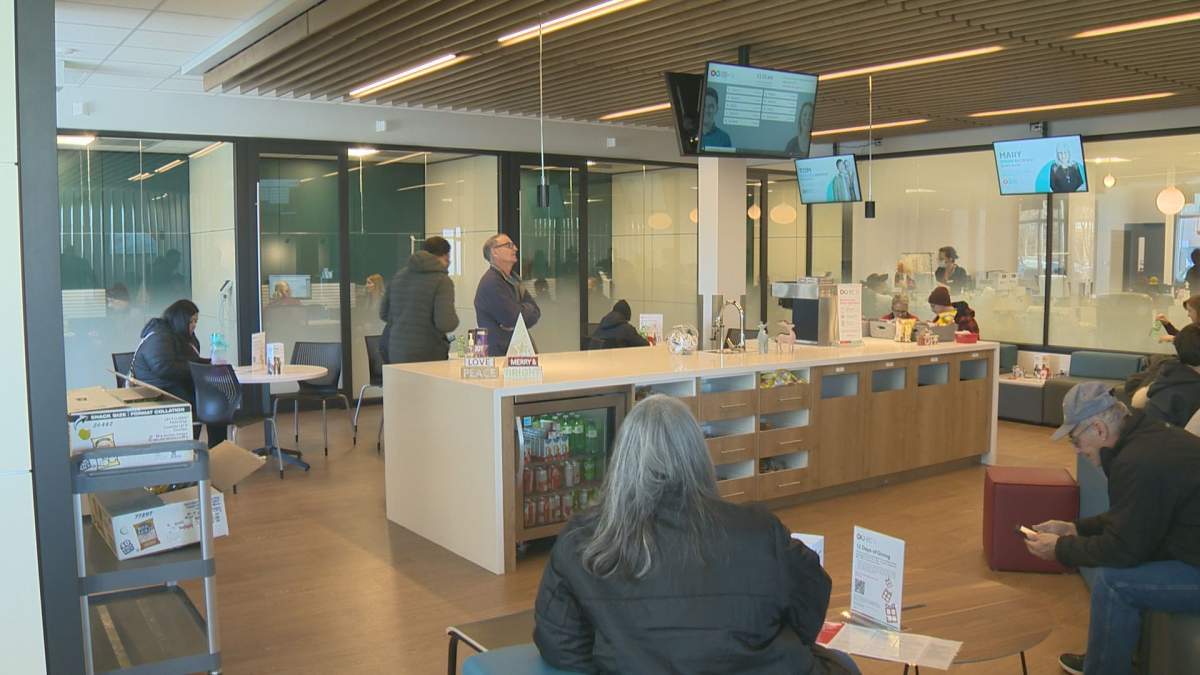 Canadian Blood Services’ new donation centre on south Albert Street.