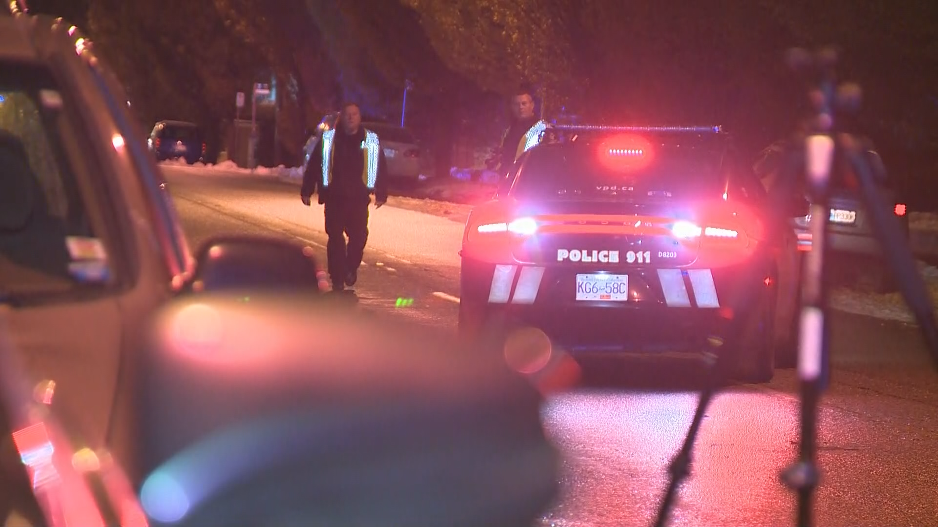 Vancouver police investigating a pedestrian collision Friday evening.